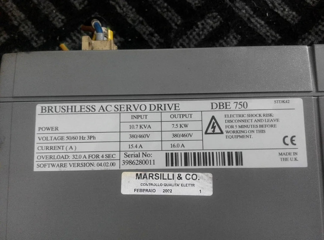 Techniques DBE750 DB750 AC Servo Drive Can be used instead of DB600 DBE600