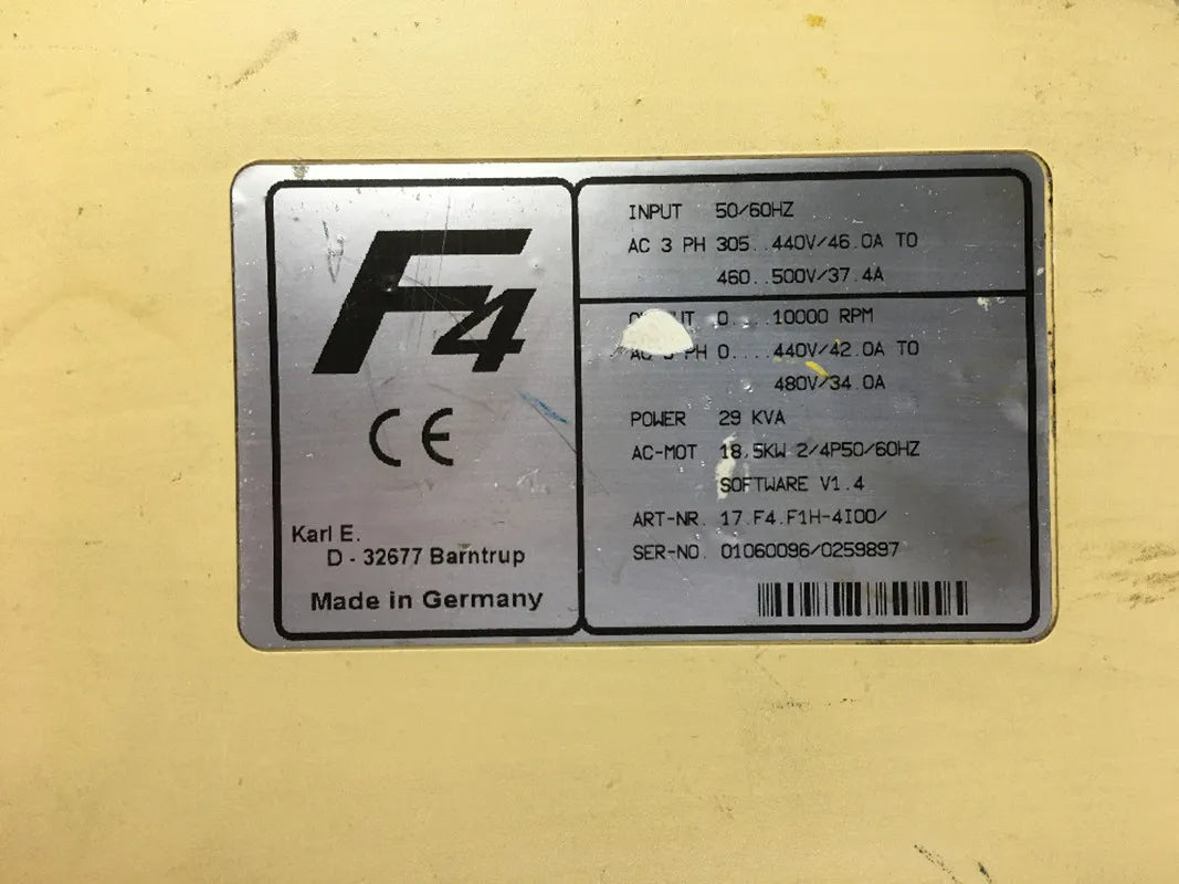 17.F4.F1H-4I00 Inverter In Good Condition
