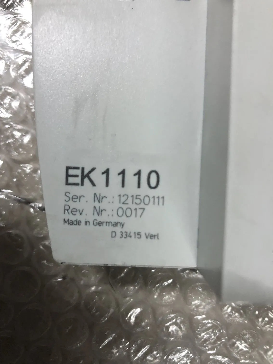 EK1110 EtherCAT Extension Terminal EK 1110 Fully Tested