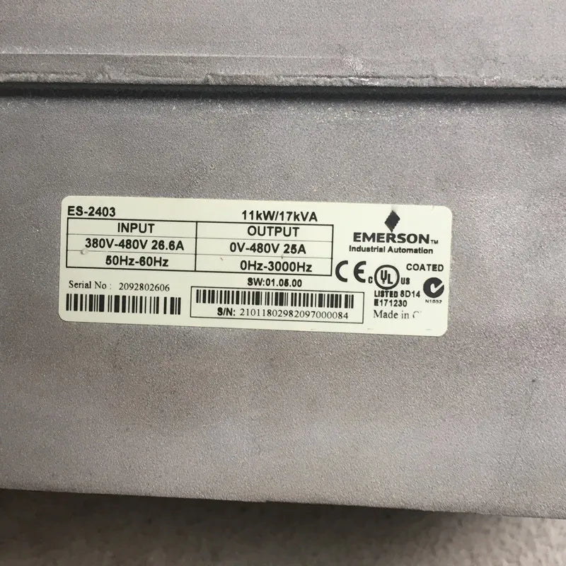 ES2401 Emerson Unidriver ES Inverter Used
