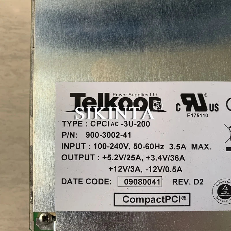 In Stock Telkoor PS-3002 Power Module CPCI AC-3U-200 80% New