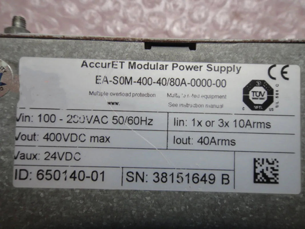 EA-S0M-400-40/80A-0000-01 Modular Power Supply